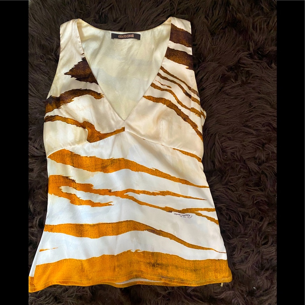 Beautiful Roberto Cavalli silk Top